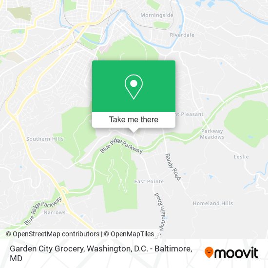 Mapa de Garden City Grocery