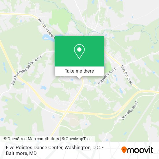 Mapa de Five Pointes Dance Center