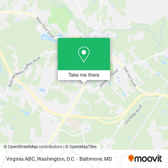 Virginia ABC map