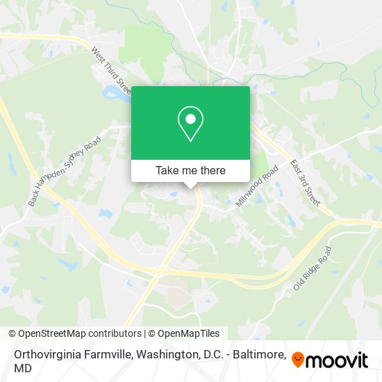 Mapa de Orthovirginia Farmville