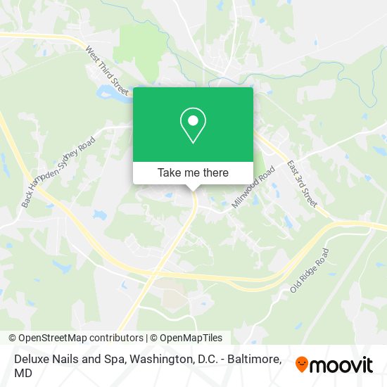 Deluxe Nails and Spa map