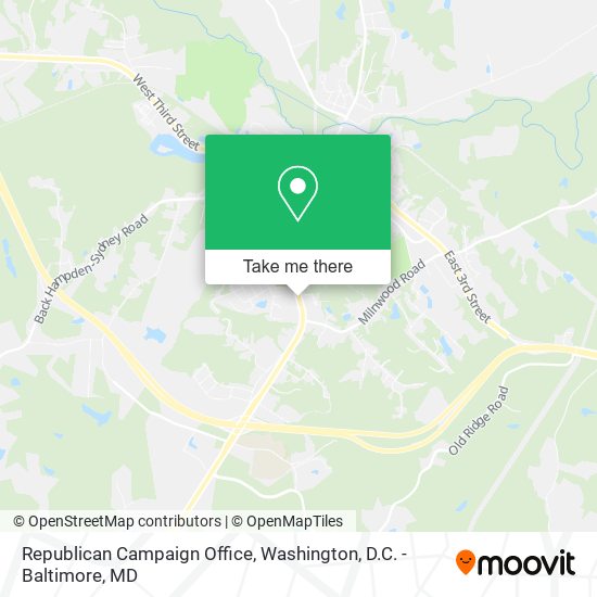 Republican Campaign Office map