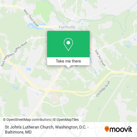 St John's Lutheran Church map