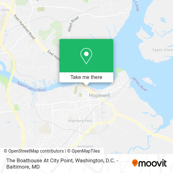 The Boathouse At City Point map