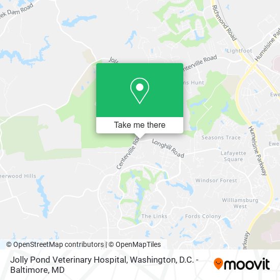 Jolly Pond Veterinary Hospital map