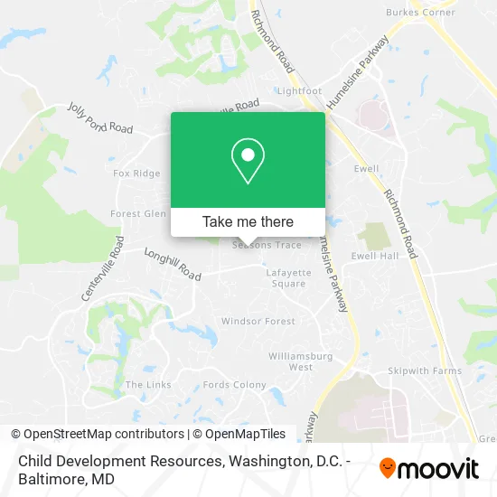 Mapa de Child Development Resources