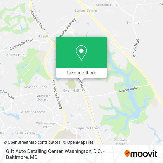Mapa de Gift Auto Detailing Center