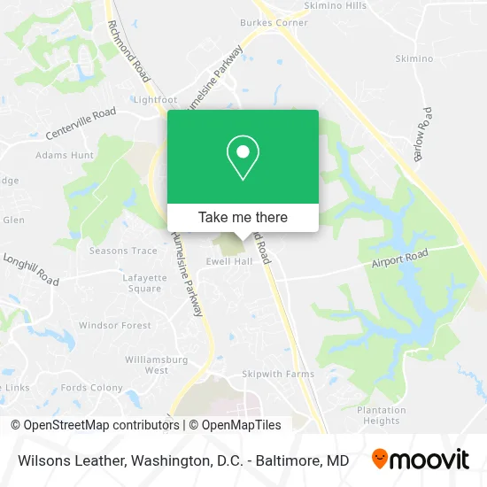 Wilsons Leather map