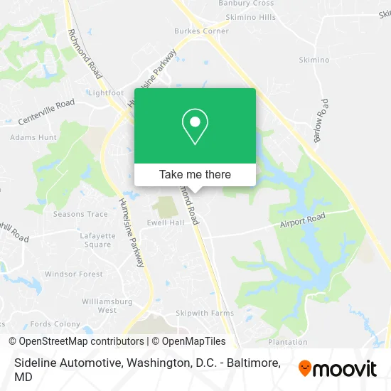 Sideline Automotive map