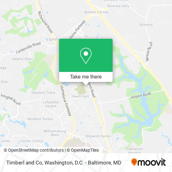 Timberl and Co map