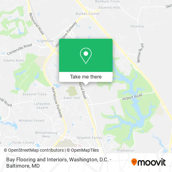 Bay Flooring and Interiors map