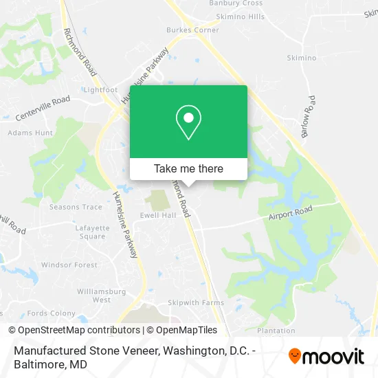 Manufactured Stone Veneer map