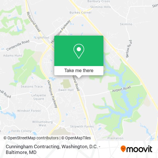 Mapa de Cunningham Contracting