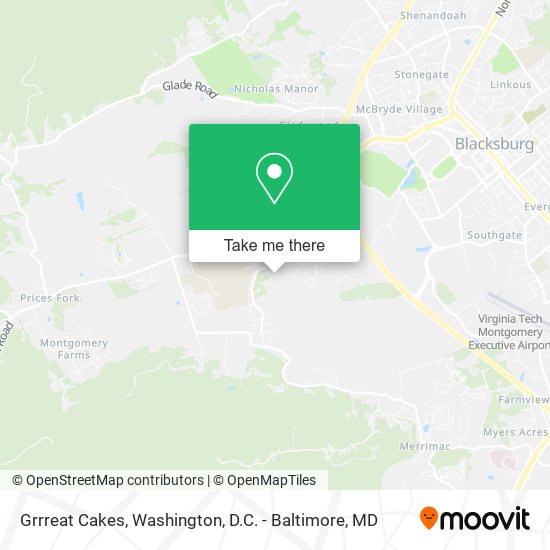 Grrreat Cakes map