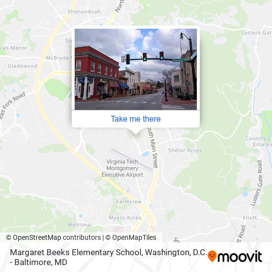 Margaret Beeks Elementary School map