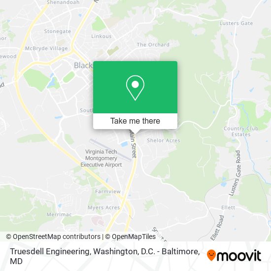 Truesdell Engineering map