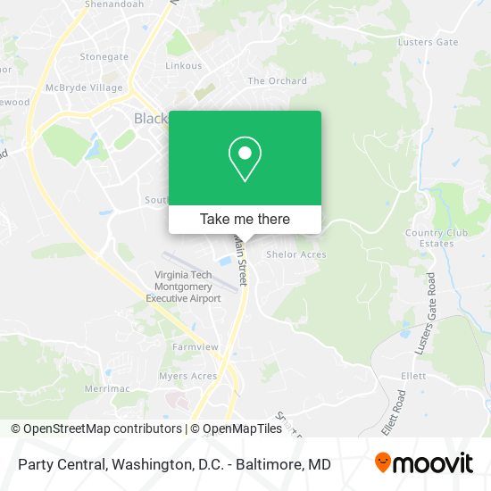Party Central map