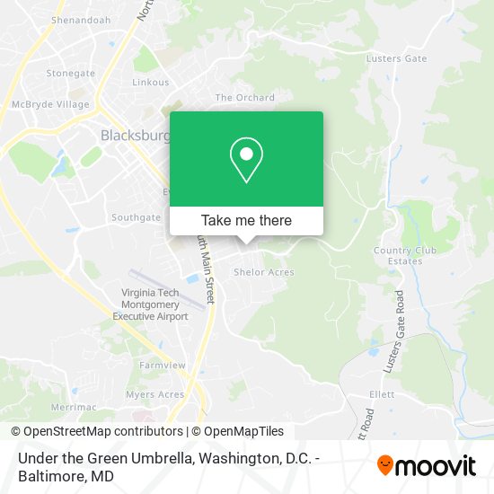 Mapa de Under the Green Umbrella