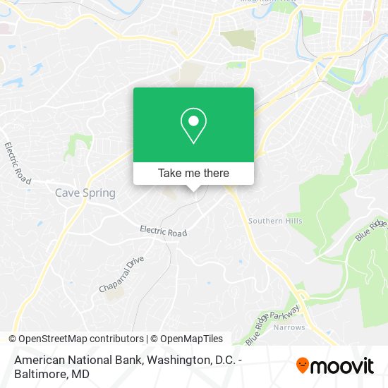 Mapa de American National Bank