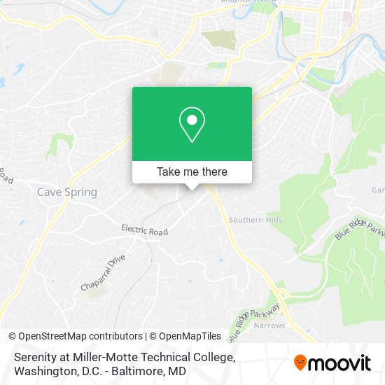 Mapa de Serenity at Miller-Motte Technical College