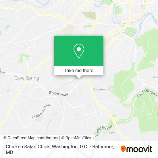 Chicken Salad Chick map