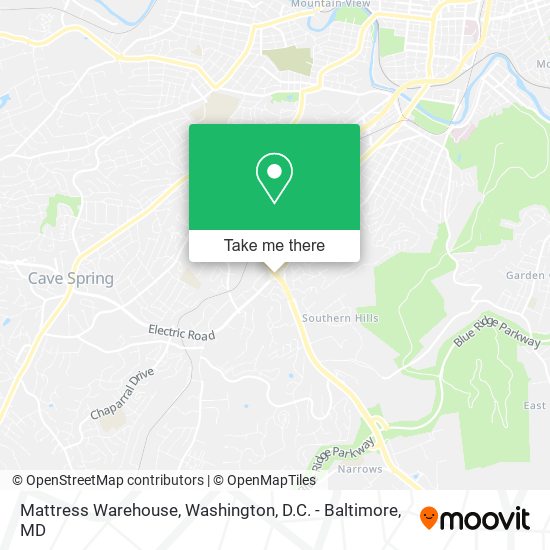 Mapa de Mattress Warehouse