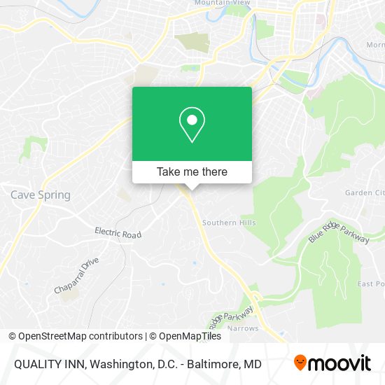 QUALITY INN map
