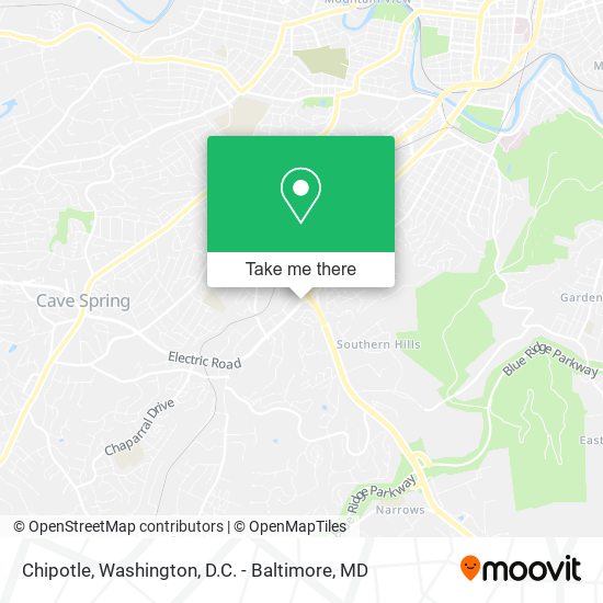 Chipotle map
