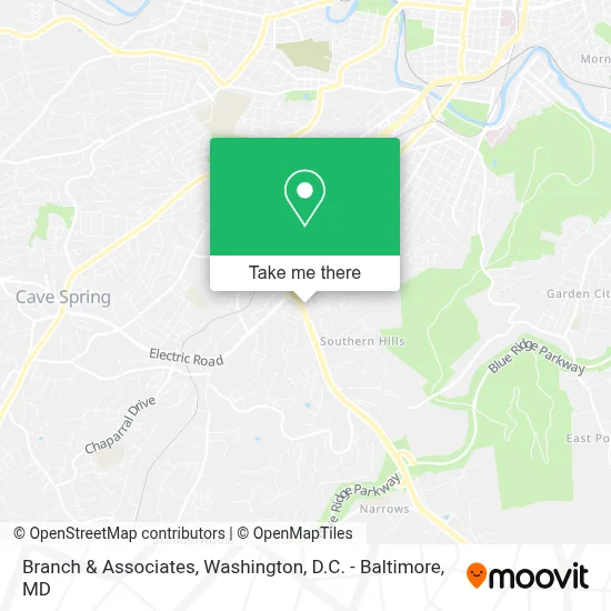 Branch & Associates map