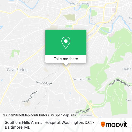 Southern Hills Animal Hospital map