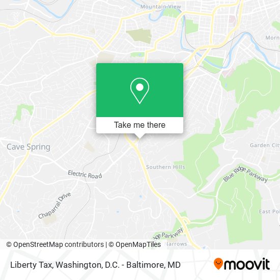 Liberty Tax map