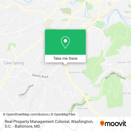 Real Property Management Colonial map