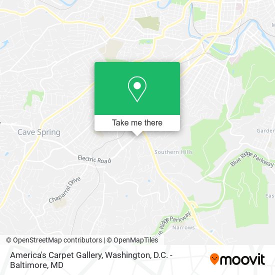 Mapa de America's Carpet Gallery