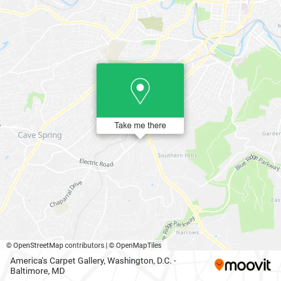 Mapa de America's Carpet Gallery