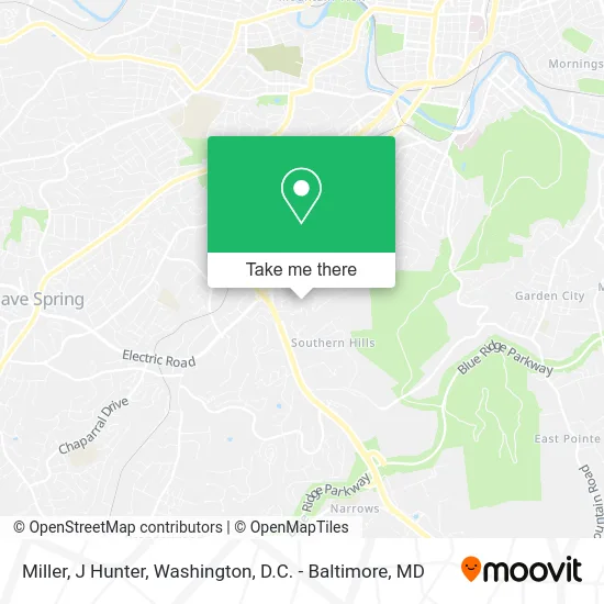 Miller, J Hunter map