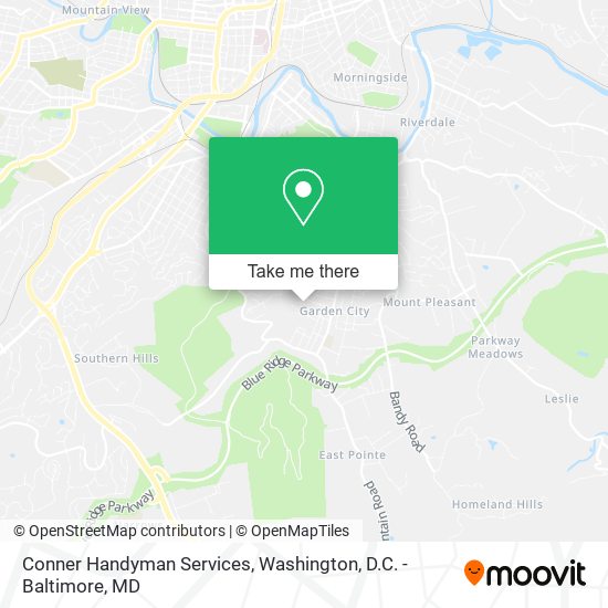 Conner Handyman Services map