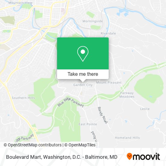 Boulevard Mart map