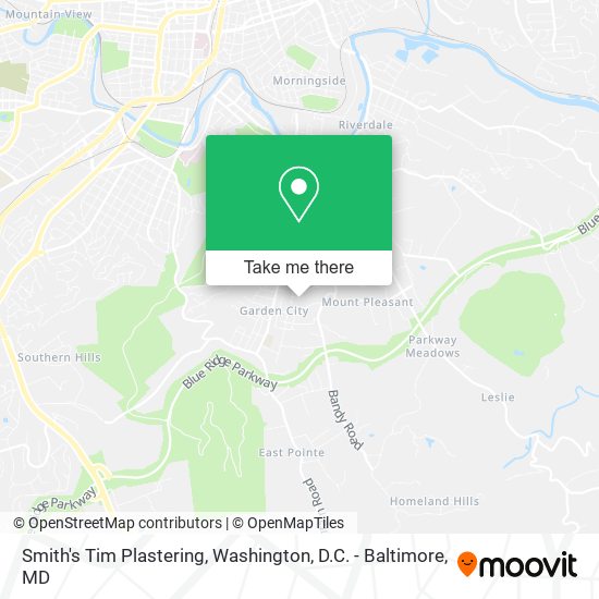 Mapa de Smith's Tim Plastering