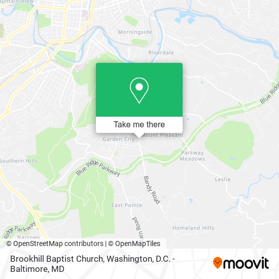 Mapa de Brookhill Baptist Church