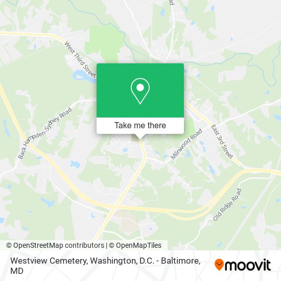 Westview Cemetery map