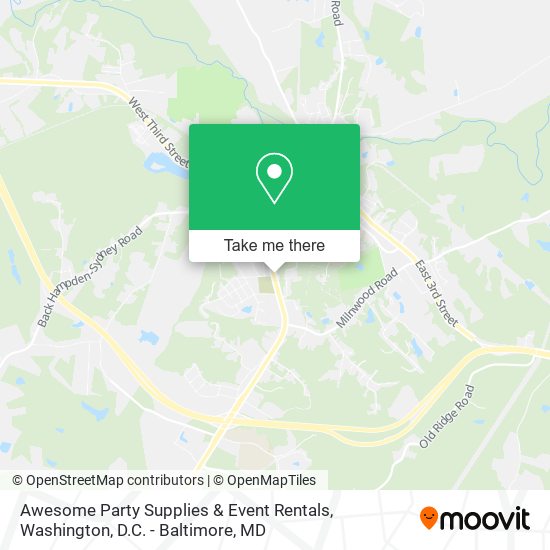 Awesome Party Supplies & Event Rentals map