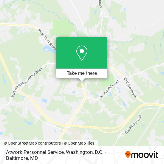 Atwork Personnel Service map
