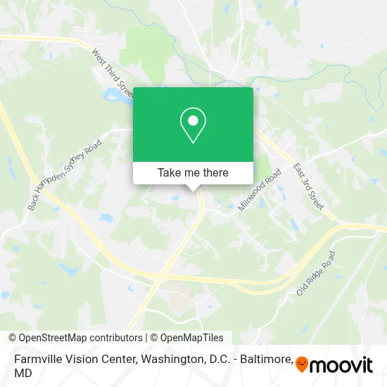 Farmville Vision Center map