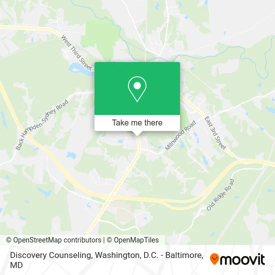 Discovery Counseling map