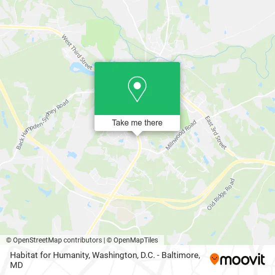 Habitat for Humanity map