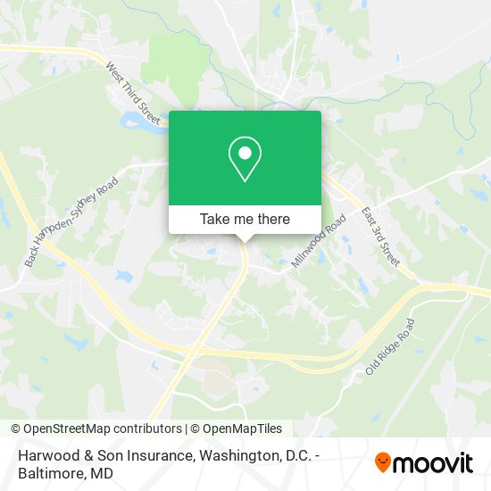 Harwood & Son Insurance map