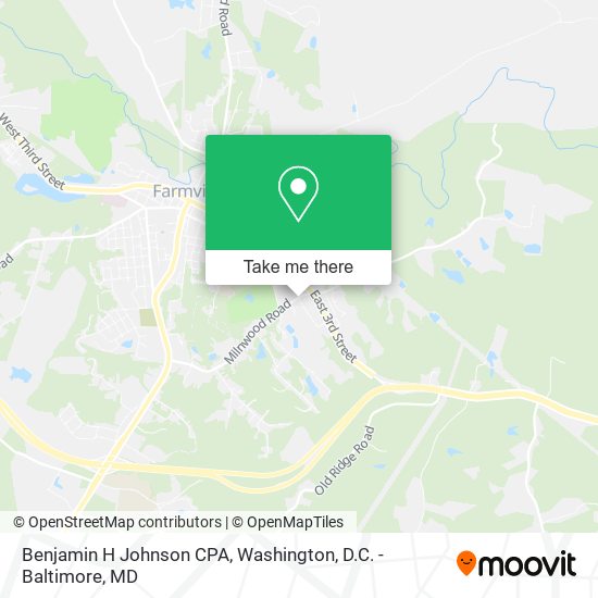 Benjamin H Johnson CPA map