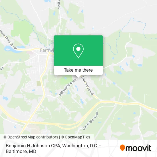 Benjamin H Johnson CPA map