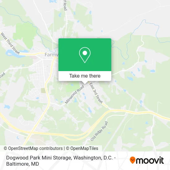 Dogwood Park Mini Storage map
