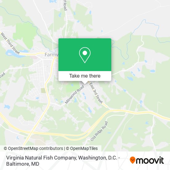 Virginia Natural Fish Company map
